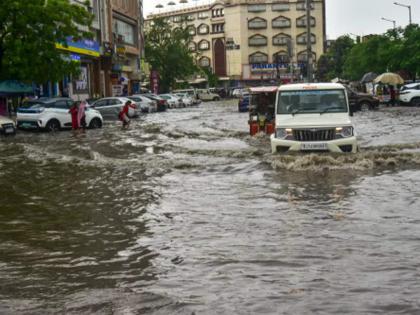 Incessant rains cause extensive waterlogging in Jaipur | Incessant rains cause extensive waterlogging in Jaipur