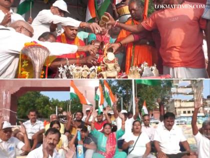 IND-W vs PAK-W: Cricket Enthusiasts Perform Hawan and Puja for Indian Women's Team Ahead of World Cup 2025 Clash | IND-W vs PAK-W: Cricket Enthusiasts Perform Hawan and Puja for Indian Women's Team Ahead of World Cup 2025 Clash