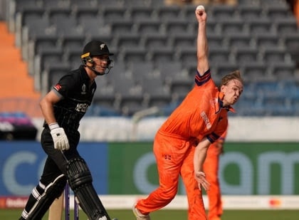 ICC World Cup 2023: Young, Latham, Ravindra fifties power New Zealand to 322 | ICC World Cup 2023: Young, Latham, Ravindra fifties power New Zealand to 322