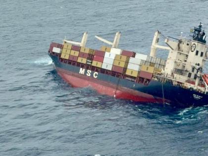 Indian Coast Guard and Navy Rescue 24 Crew Members as Liberian Container Vessel with Hazardous Cargo Sinks Off Kerala Coast | Indian Coast Guard and Navy Rescue 24 Crew Members as Liberian Container Vessel with Hazardous Cargo Sinks Off Kerala Coast Indian Coast Guard and Navy Rescue 24 Crew Members as Liberian Container Vessel with Hazardous Cargo Sinks Off Kerala Coast | Indian Coast Guard and Navy Rescue 24 Crew Members as Liberian Container Vessel with Hazardous Cargo Sinks Off Kerala Coast