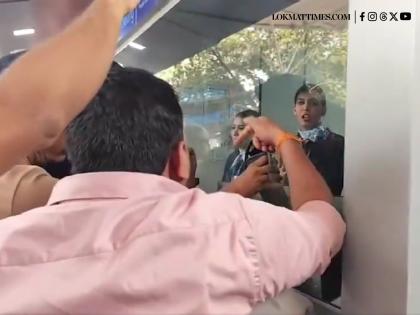 '3 Din Se Khaya Piya Nahi': IndiGo Passenger Loses Cool at Mumbai Airport as Baggage Not Received (Watch Video) | '3 Din Se Khaya Piya Nahi': IndiGo Passenger Loses Cool at Mumbai Airport as Baggage Not Received (Watch Video) '3 Din Se Khaya Piya Nahi': IndiGo Passenger Loses Cool at Mumbai Airport as Baggage Not Received (Watch Video) | '3 Din Se Khaya Piya Nahi': IndiGo Passenger Loses Cool at Mumbai Airport as Baggage Not Received (Watch Video)