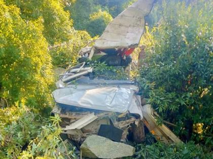 Jammu and Kashmir Accident: Two Dead, One Injured As Poll Duty Vehicle Plunges Into Gorge in Reasi (Watch Video)