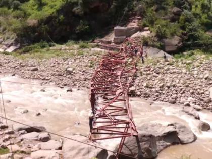 Jammu and Kashmir Bridge Collapse: Under-Construction Footbridge Linking Udhampur’s Swena and Narsoo Blocks Collapses | Jammu and Kashmir Bridge Collapse: Under-Construction Footbridge Linking Udhampur’s Swena and Narsoo Blocks Collapses Jammu and Kashmir Bridge Collapse: Under-Construction Footbridge Linking Udhampur’s Swena and Narsoo Blocks Collapses | Jammu and Kashmir Bridge Collapse: Under-Construction Footbridge Linking Udhampur’s Swena and Narsoo Blocks Collapses