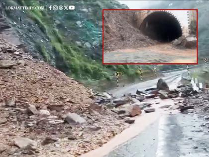 Jammu–Srinagar National Highway Blocked After Landslides Due to Heavy Rainfall | Jammu–Srinagar National Highway Blocked After Landslides Due to Heavy Rainfall