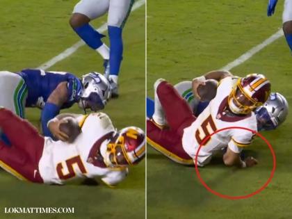 Disturbing Video of Jayden Daniels Breaking His Arm Goes Viral, Washington Commanders Loss to Seahawks | Disturbing Video of Jayden Daniels Breaking His Arm Goes Viral, Washington Commanders Loss to Seahawks Disturbing Video of Jayden Daniels Breaking His Arm Goes Viral, Washington Commanders Loss to Seahawks | Disturbing Video of Jayden Daniels Breaking His Arm Goes Viral, Washington Commanders Loss to Seahawks