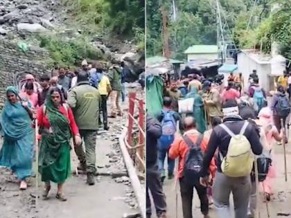 Uttarakhand: Two Killed, Two Injured After Boulders Fall Near Jungle Chatti on Kedarnath Trek Route (Watch Video) | Uttarakhand: Two Killed, Two Injured After Boulders Fall Near Jungle Chatti on Kedarnath Trek Route (Watch Video)