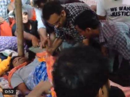 Kolkata Rape-Murder Case: Junior Doctor on Fast Admitted to Hospital After His Condition Worsened (Watch Video) | Kolkata Rape-Murder Case: Junior Doctor on Fast Admitted to Hospital After His Condition Worsened (Watch Video) Kolkata Rape-Murder Case: Junior Doctor on Fast Admitted to Hospital After His Condition Worsened (Watch Video) | Kolkata Rape-Murder Case: Junior Doctor on Fast Admitted to Hospital After His Condition Worsened (Watch Video)