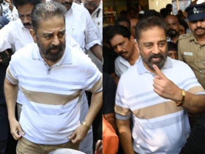 Lok Sabha Election 2024: Kamal Haasan Gets Mobbed At Polling Booth in Chennai (Watch Video) | Lok Sabha Election 2024: Kamal Haasan Gets Mobbed At Polling Booth in Chennai (Watch Video)