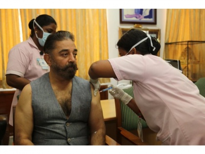 Kamal Haasan takes Covid-19 vaccine shot in second phase of inoculation drive | Kamal Haasan takes Covid-19 vaccine shot in second phase of inoculation drive