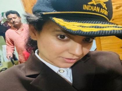 Kangana Ranaut gears up for Independence day in army style | Kangana Ranaut gears up for Independence day in army style