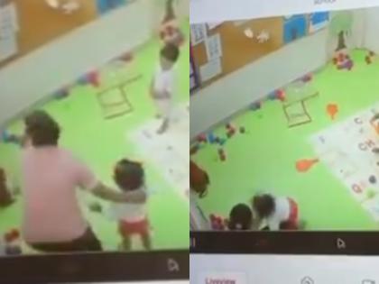 Kanpur Horror: Toddler Refuses to Go to School, CCTV Reveals Shocking Assault by Teacher; Complaint Filed | Kanpur Horror: Toddler Refuses to Go to School, CCTV Reveals Shocking Assault by Teacher; Complaint Filed