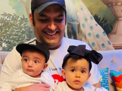 Kapil Sharma shares first pic of son Trishaan and daughter Anayra for fans | Kapil Sharma shares first pic of son Trishaan and daughter Anayra for fans