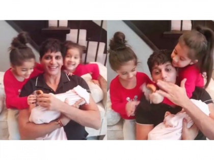 Watch Video! Karanvir Bohra-Teejay Sidhu blessed with a baby girl, couple shares video | Watch Video! Karanvir Bohra-Teejay Sidhu blessed with a baby girl, couple shares video