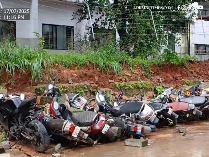 Karnataka Rains: 17 Vehicles Damaged as College Compound Wall Collapses In Maryhill (Watch Video) | Karnataka Rains: 17 Vehicles Damaged as College Compound Wall Collapses In Maryhill (Watch Video) Karnataka Rains: 17 Vehicles Damaged as College Compound Wall Collapses In Maryhill (Watch Video) | Karnataka Rains: 17 Vehicles Damaged as College Compound Wall Collapses In Maryhill (Watch Video)