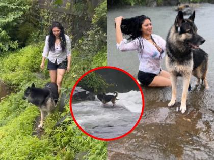 Kavita Kaushik Saves Her Pet from Waterfall, Faces Criticism for Ignoring Stray dog, Video Goes Viral | Kavita Kaushik Saves Her Pet from Waterfall, Faces Criticism for Ignoring Stray dog, Video Goes Viral Kavita Kaushik Saves Her Pet from Waterfall, Faces Criticism for Ignoring Stray dog, Video Goes Viral | Kavita Kaushik Saves Her Pet from Waterfall, Faces Criticism for Ignoring Stray dog, Video Goes Viral