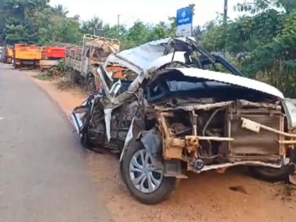 Kerala Accident: Five of Family Killed After Car Collides With Lorry in Kannur (Watch Video) | Kerala Accident: Five of Family Killed After Car Collides With Lorry in Kannur (Watch Video)