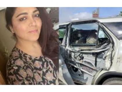 Tamil Nadu: BJP leader Khushbu Sundar escapes unhurt after her car gets hit by a tanker | Tamil Nadu: BJP leader Khushbu Sundar escapes unhurt after her car gets hit by a tanker