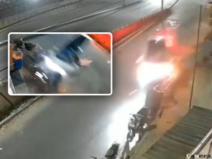 Kolhapur Car Accident Video: Former Congress MLA PN Patil’s Nephew Dies of Sudden Heart Attack While Driving; CCTV Footage Surfaces | Kolhapur Car Accident Video: Former Congress MLA PN Patil’s Nephew Dies of Sudden Heart Attack While Driving; CCTV Footage Surfaces Kolhapur Car Accident Video: Former Congress MLA PN Patil’s Nephew Dies of Sudden Heart Attack While Driving; CCTV Footage Surfaces | Kolhapur Car Accident Video: Former Congress MLA PN Patil’s Nephew Dies of Sudden Heart Attack While Driving; CCTV Footage Surfaces