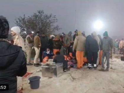 Rajasthan: 3.5-Year-Old Girl Falls Into Borewell in Kotputli, Rescue Operation Underway (Watch Video) | Rajasthan: 3.5-Year-Old Girl Falls Into Borewell in Kotputli, Rescue Operation Underway (Watch Video) Rajasthan: 3.5-Year-Old Girl Falls Into Borewell in Kotputli, Rescue Operation Underway (Watch Video) | Rajasthan: 3.5-Year-Old Girl Falls Into Borewell in Kotputli, Rescue Operation Underway (Watch Video)