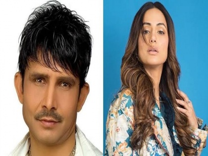 Kamaal R Khan and Hina Khan involved in Twitter feud, boyfriend Rocky Jaiswal comes to her rescue | Kamaal R Khan and Hina Khan involved in Twitter feud, boyfriend Rocky Jaiswal comes to her rescue
