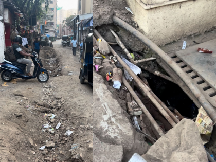 Mumbai: Residents Voice Concerns Over Unfinished Road and Clogged Drainage in Kurar Village | Mumbai: Residents Voice Concerns Over Unfinished Road and Clogged Drainage in Kurar Village