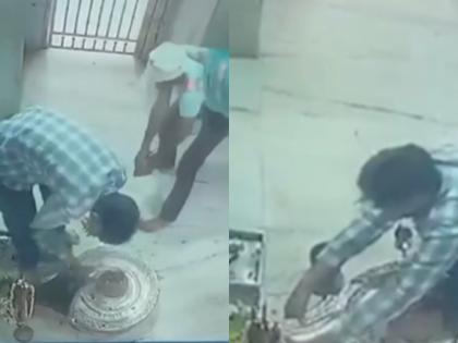 Kurukshetra Temple Theft: Thieves Steal Silver Sheet from Shivling at Shukra Tirth temple in Pehowa, Incident Caught on CCTV (Watch Video) | Kurukshetra Temple Theft: Thieves Steal Silver Sheet from Shivling at Shukra Tirth temple in Pehowa, Incident Caught on CCTV (Watch Video) Kurukshetra Temple Theft: Thieves Steal Silver Sheet from Shivling at Shukra Tirth temple in Pehowa, Incident Caught on CCTV (Watch Video) | Kurukshetra Temple Theft: Thieves Steal Silver Sheet from Shivling at Shukra Tirth temple in Pehowa, Incident Caught on CCTV (Watch Video)