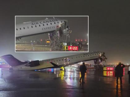 LaGuardia Airport Plane Accident: At Least 2 Killed, Several Injured After Air Canada Express CRJ-900 Collides With Fire Truck on Runway | LaGuardia Airport Plane Accident: At Least 2 Killed, Several Injured After Air Canada Express CRJ-900 Collides With Fire Truck on Runway LaGuardia Airport Plane Accident: At Least 2 Killed, Several Injured After Air Canada Express CRJ-900 Collides With Fire Truck on Runway | LaGuardia Airport Plane Accident: At Least 2 Killed, Several Injured After Air Canada Express CRJ-900 Collides With Fire Truck on Runway