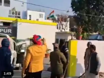 Haridwar: Ex-MLA Laksar Kunwar Pranav Singh, Legislator Umesh Kumar Held for Attacking Each Other's Office in Roorkee, Waving Pistols; Video Goes Viral