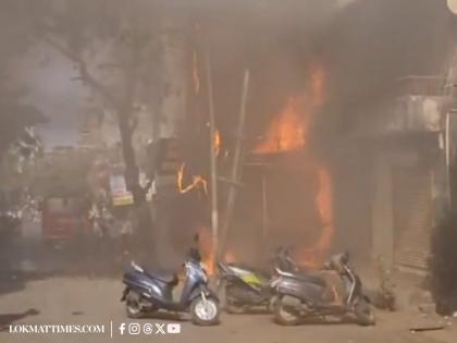 Latur Hotel Fire: Blaze Engulfs Maharashtra's Famous Restaurant, Short Circuit Suspected (Watch Video) | Latur Hotel Fire: Blaze Engulfs Maharashtra's Famous Restaurant, Short Circuit Suspected (Watch Video) Latur Hotel Fire: Blaze Engulfs Maharashtra's Famous Restaurant, Short Circuit Suspected (Watch Video) | Latur Hotel Fire: Blaze Engulfs Maharashtra's Famous Restaurant, Short Circuit Suspected (Watch Video)