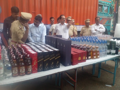 Excise Dept and Mumbai Bharari Pathak confiscates foreign liquor worth 1 crore brought for the festive season | Excise Dept and Mumbai Bharari Pathak confiscates foreign liquor worth 1 crore brought for the festive season