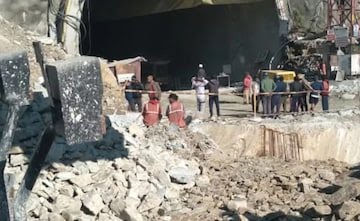 Several feared trapped as under-construction tunnel collapses in Uttarakhand | Several feared trapped as under-construction tunnel collapses in Uttarakhand Several feared trapped as under-construction tunnel collapses in Uttarakhand | Several feared trapped as under-construction tunnel collapses in Uttarakhand