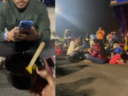 One Candle in Front of Each Plate: Netizens After IndiGo Flight Delay Turns Runway Into Open-Air Dining Space | One Candle in Front of Each Plate: Netizens After IndiGo Flight Delay Turns Runway Into Open-Air Dining Space