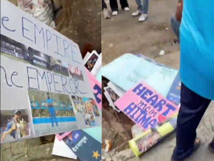 Watch: Viral Video Shows Fans Claiming Rohit Sharma Posters Banned for MI vs RR Match at Wankhede Stadium | Watch: Viral Video Shows Fans Claiming Rohit Sharma Posters Banned for MI vs RR Match at Wankhede Stadium