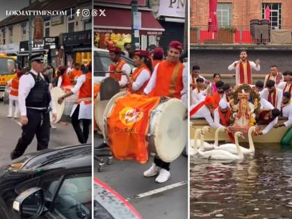 Ganpati Visarjan in London: Videos Show Indians Taking Out Ganesh Idol Immersion Procession With Band | Ganpati Visarjan in London: Videos Show Indians Taking Out Ganesh Idol Immersion Procession With Band Ganpati Visarjan in London: Videos Show Indians Taking Out Ganesh Idol Immersion Procession With Band | Ganpati Visarjan in London: Videos Show Indians Taking Out Ganesh Idol Immersion Procession With Band