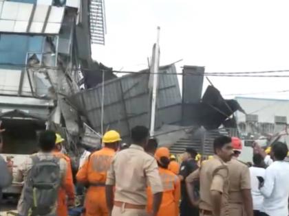 Lucknow Building Collapse: 4 Dead, 28 Rescued After 3-Storey Building Collapses in Transport Nagar (Watch Videos)