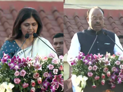 Maharashtra Cabinet Expansion: Chandrashekhar Bawankule, Pankaja Munde and Other Mahayuti Leaders Sworn In As Ministers at Raj Bhavan in Nagpur (Video)