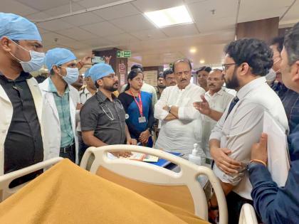 Pune Bridge Collapse: Maharashtra Dy CM Ajit Pawar Meets Injured Victims at Hospital (Watch Video) | Pune Bridge Collapse: Maharashtra Dy CM Ajit Pawar Meets Injured Victims at Hospital (Watch Video) Pune Bridge Collapse: Maharashtra Dy CM Ajit Pawar Meets Injured Victims at Hospital (Watch Video) | Pune Bridge Collapse: Maharashtra Dy CM Ajit Pawar Meets Injured Victims at Hospital (Watch Video)