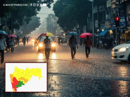Maharashtra Weather Forecast: IMD Issues Red Alert for Pune, Orange Alert for Mumbai, Thane, and Other Districts | Maharashtra Weather Forecast: IMD Issues Red Alert for Pune, Orange Alert for Mumbai, Thane, and Other Districts