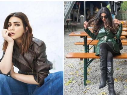 Kriti Sanon to Mouni Roy: Actresses Who Prove the Leather Jacket Is Winter’s Ultimate Style Statement | Kriti Sanon to Mouni Roy: Actresses Who Prove the Leather Jacket Is Winter’s Ultimate Style Statement Kriti Sanon to Mouni Roy: Actresses Who Prove the Leather Jacket Is Winter’s Ultimate Style Statement | Kriti Sanon to Mouni Roy: Actresses Who Prove the Leather Jacket Is Winter’s Ultimate Style Statement