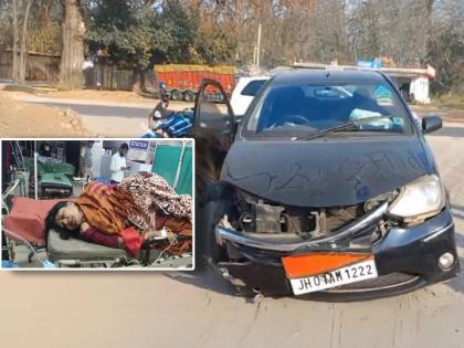 Mahua Maji Accident: JMM MP Injured While Returning From Maha Kumbh After Her Car Hits Truck (Watch Video) | Mahua Maji Accident: JMM MP Injured While Returning From Maha Kumbh After Her Car Hits Truck (Watch Video) Mahua Maji Accident: JMM MP Injured While Returning From Maha Kumbh After Her Car Hits Truck (Watch Video) | Mahua Maji Accident: JMM MP Injured While Returning From Maha Kumbh After Her Car Hits Truck (Watch Video)