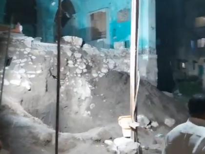 Pune: Tensions in Manchar After Tunnel-Like Structure Found in Auliya Dargah During Repair Work | Pune: Tensions in Manchar After Tunnel-Like Structure Found in Auliya Dargah During Repair Work