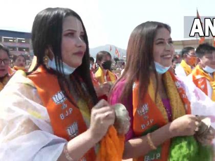 Manipur Assembly Elections 2022: Thousands of BJP supporters gather at Imphal for PM Modi's rally, ahead of Manipur polls | Manipur Assembly Elections 2022: Thousands of BJP supporters gather at Imphal for PM Modi's rally, ahead of Manipur polls