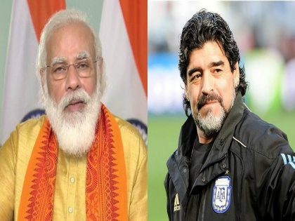 PM Modi deeply saddened by Diego Maradona's untimely demise at 60 | PM Modi deeply saddened by Diego Maradona's untimely demise at 60