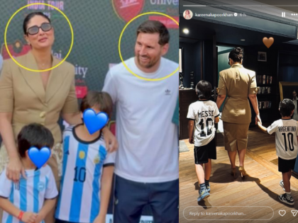 GOAT India Tour 2025: Kareena Kapoor Khan Brings Taimur and Jeh to Meet Lionel Messi in Mumbai | GOAT India Tour 2025: Kareena Kapoor Khan Brings Taimur and Jeh to Meet Lionel Messi in Mumbai GOAT India Tour 2025: Kareena Kapoor Khan Brings Taimur and Jeh to Meet Lionel Messi in Mumbai | GOAT India Tour 2025: Kareena Kapoor Khan Brings Taimur and Jeh to Meet Lionel Messi in Mumbai