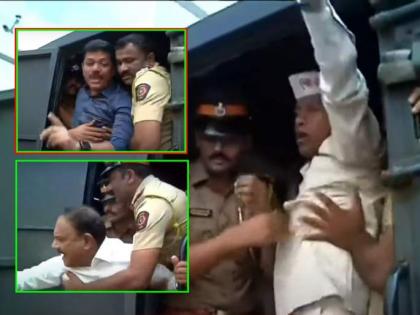 Mumbai: Police detain MLAs protesting for Maratha reservation at Mantralaya | Mumbai: Police detain MLAs protesting for Maratha reservation at Mantralaya Mumbai: Police detain MLAs protesting for Maratha reservation at Mantralaya | Mumbai: Police detain MLAs protesting for Maratha reservation at Mantralaya