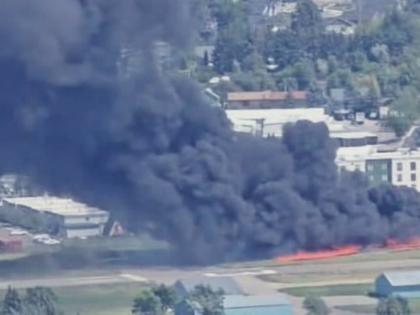 Montana Plane Crash: Two Injured After Aircraft Crashes Into Stationary Jet at Kalispell City Airport (Watch) | Montana Plane Crash: Two Injured After Aircraft Crashes Into Stationary Jet at Kalispell City Airport (Watch) Montana Plane Crash: Two Injured After Aircraft Crashes Into Stationary Jet at Kalispell City Airport (Watch) | Montana Plane Crash: Two Injured After Aircraft Crashes Into Stationary Jet at Kalispell City Airport (Watch)