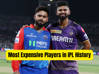 IPL 2025 Mega Auction: Rishabh Pant, Shreyas Iyer Among Most Expensive Players in Tournament History, Check Full List Here