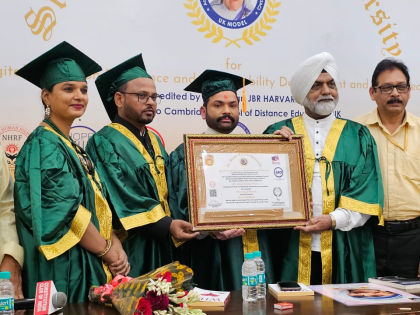 Power of Pen: Lucknow's Sonu Conferred Honorary Doctorate for Media Impact | Power of Pen: Lucknow's Sonu Conferred Honorary Doctorate for Media Impact
