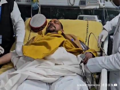 Another BJP MP Mukesh Rajput Injured in Parliament Premises, Admitted to ICU at RML Hospital (Watch Video) | Another BJP MP Mukesh Rajput Injured in Parliament Premises, Admitted to ICU at RML Hospital (Watch Video) Another BJP MP Mukesh Rajput Injured in Parliament Premises, Admitted to ICU at RML Hospital (Watch Video) | Another BJP MP Mukesh Rajput Injured in Parliament Premises, Admitted to ICU at RML Hospital (Watch Video)