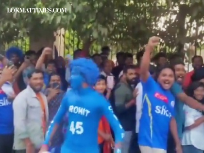 IPL 2024: 'Mumbai Cha Raja Rohit Sharma' Chants Echo Outside Wankhede Stadium Ahead of MI vs RR Match (Watch Video) | IPL 2024: 'Mumbai Cha Raja Rohit Sharma' Chants Echo Outside Wankhede Stadium Ahead of MI vs RR Match (Watch Video)